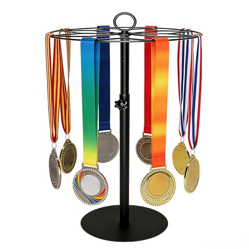 Porte-médaille rotatif pour ruban de récompense sportive et gain de place