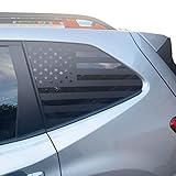 Zxiaochun 1Pair American Flag Window Decals for Car SUV Trucks, Universal USA Flag Vinyl Sticker Fre