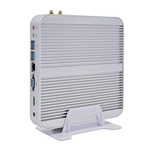 Partaker Fanless Mini PC,Mini Computer,Mini PC Windows 10 HTPC with Intel i3 6157U Dual Core CPU, 16GB Ram 512GB SSD, HDMI,VGA, 
