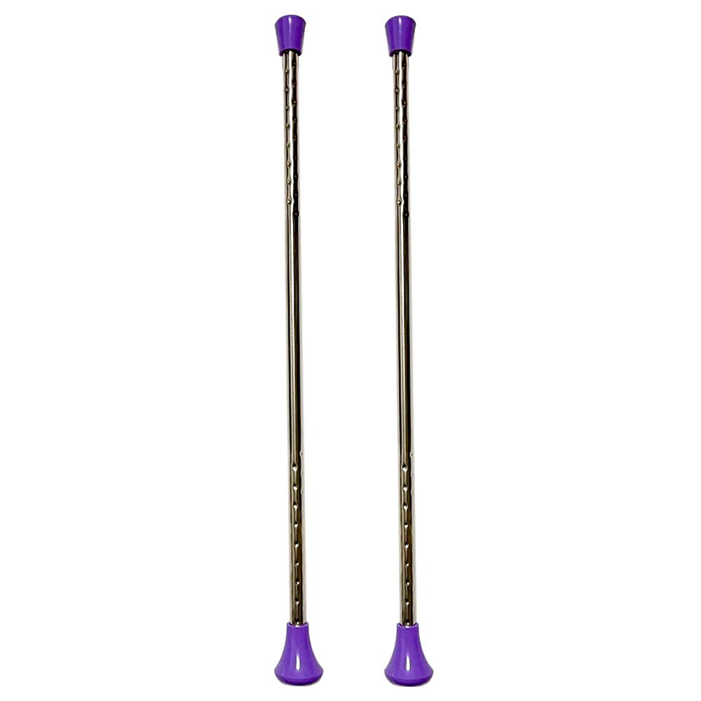 Dasiyoki Twirling Baton 2 Pieces Spinning Dance Baton Metal Gymnastics Parade Stick for Child in Majorette (Colorful Version, 2 Pack)