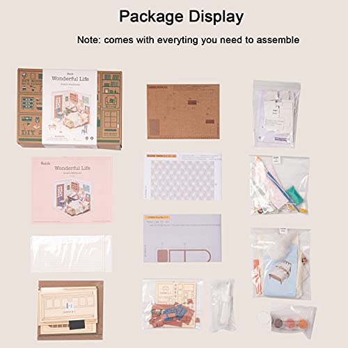 Rolife DIY Miniatur Haus Puppenhaus Kit HolzHaus Modell für Mädchen und Jungen Kinder 14+ Jahre Miniaturhaus Zum Selber… – Bild 6