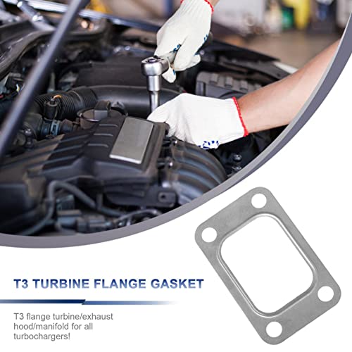 Junta Turbo, Gaxeta do coletor de admissão da turbo turbina de aço inoxidável de 4 furos, Junta de f