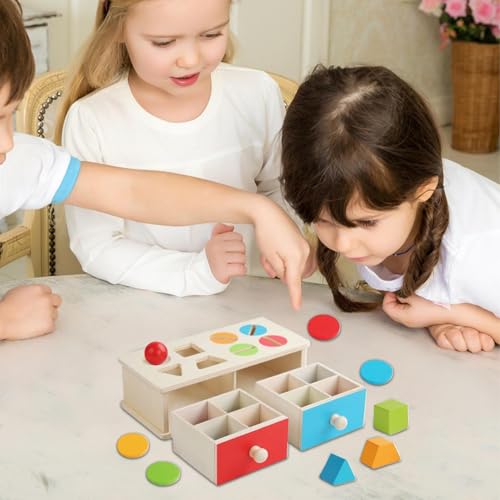 Développement compétences motrices de 2-4 ans avec ce cube de tri ergonomique