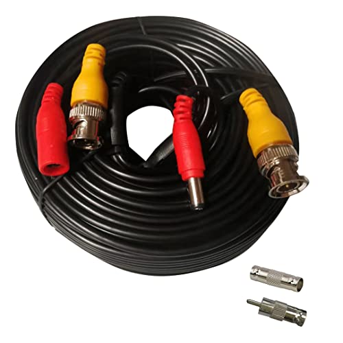 Installercctv 100Ft Hd Video Power All-In-One Pre-Made Cable For Dvr Surveillance Security Cctv Camera Rca Bnc Cable Extension Cord Lead #TOP6