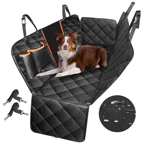 Mascotas, Jasonwell Cubre Asientos para Auto Perro Funda Asientos para Auto Perro Impermeable Hamaca Protectores de Tapicería para Perros Protector de Asiento Trasero...