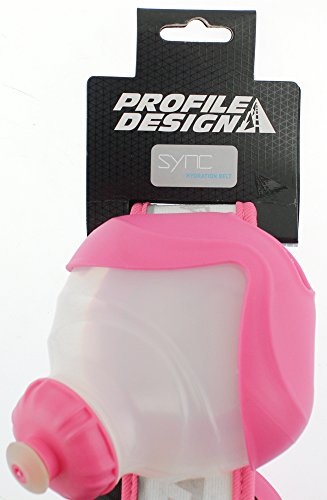 Profile Design Sync Hydration System 2 Bottle Belt (White/Pink, X-Large)