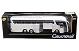 Cararama 1: 50 Scania Irizar Bus (White) Diecast Vehicles