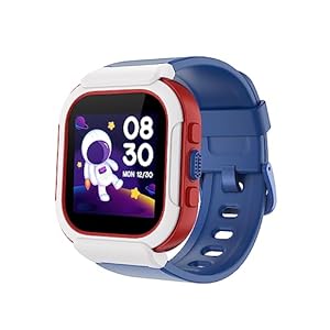 Cloudpoem Smart Watch, Kids Watch, Smart Watch for Kids with Games, Pedometer, Calories, Alarm Clock, Recording, 3-12 Years Old, Boys and Girls, Entrance Celebration, Christmas, Birthday, Gift, USB Charging Compatible, (Blue)