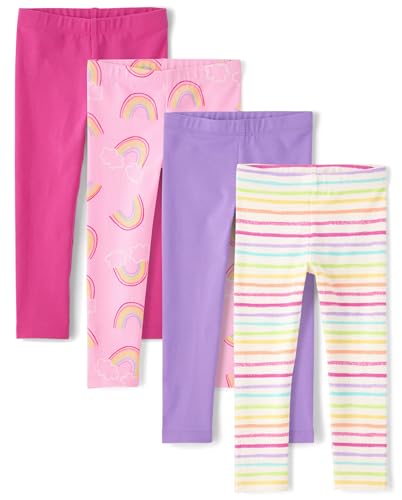 The Children's Place Baby-Girls and Toddler Printed Leggings, Multipacks