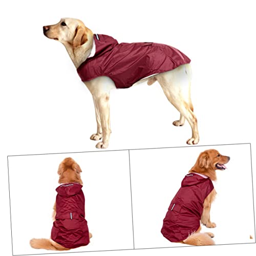 Mipcase Vestuário De Caminhada Vestir Roupas Correndo Gato Capa De Chuva Capa De Chuva Cachorro Gran