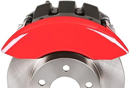 MGP Caliper Covers - Brake Caliper Covers 2013-2018 Ford Taurus - Front and Rear Set - Red