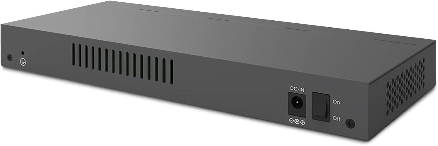 EnGenius Fit EWS2910P-FIT Switch administrado Gigabit PoE de 8 puertos, presupuesto de energía de 55 W, gestión de capa 2+, enlaces ascendentes SFP para redes de pequeñas empresas