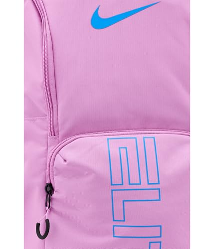 Image of Nike Unisex Varsity Elite Backpack (32L) Light Magenta /Black /Light Photo Blue, One Size