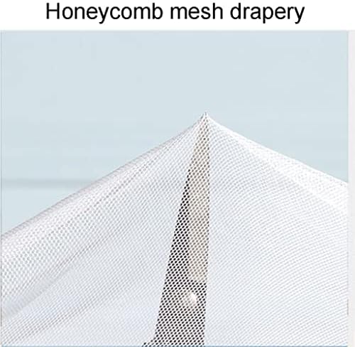 Fabric Bed Drapes Mesh Protection Canopy Shielding Netting,Bed Tents,Bed Canopy U-Shaped Lace Rail Mosquito Net, Princess Style Floor Tent, with Stainless Steel Bracket for Easy Installation