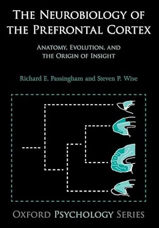 NEUROBIOLOGY OF THE PREFRONTAL CORTEX:ANAT EVOL & ORIGIN INSIGH OPSS:NCS PAPER: Anatomy, Evolution, And The Origin Of Insight Reprint Edition book cover