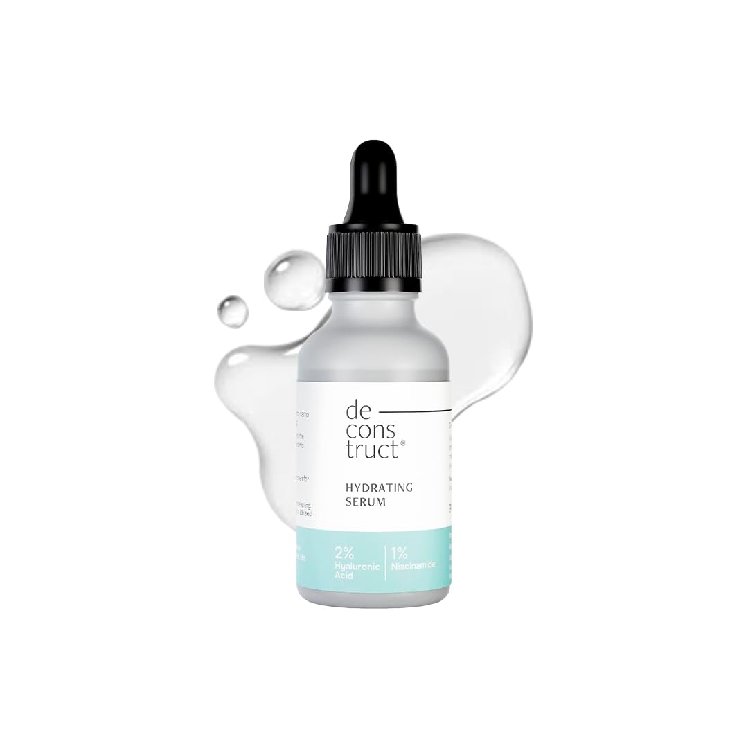 Deconstruct Hydrating Serum 2% Hyaluronic Acid + 1% Niacinamide | Face Serum - For Oil-Free Moisturisation & Deep Skin Plumpness | 30 ML