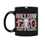 moderne tazze da caffè holy cow 100 days of school 100th day smarter teacher tazza in ceramica multicolore tazzine da caffè per uomo papà 330ml
