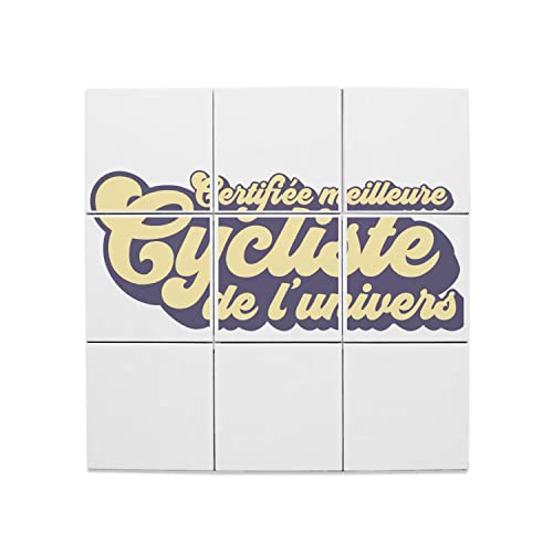 Carreaux Céramique Décoratif Vélo Route 45x45 cm pour Décoration Murale