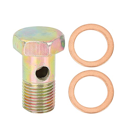 Tornillo banjo M16 de freno con 2 arandelas para eliminar pérdidas hidráulicas