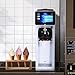 VEVOR Commercial Ice Cream Machine, 10.6 QT/H Yield, 1000W Single Flavor Countertop Soft Serve Ice Cream Maker, 4L Hopper 1.6L Cylinder, Touch Screen Auto Clean Pre-cooling, for Restaurant Snack Bar