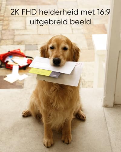 eufy Video Doorbell C30, werkt op batterijen, 2K FHD, 16:9 vergroot zicht, eenvoudige installatie, live videogesprekken, mens- en bewegingsdetectie, compatibel met HomeBase S380 - Afbeelding 4