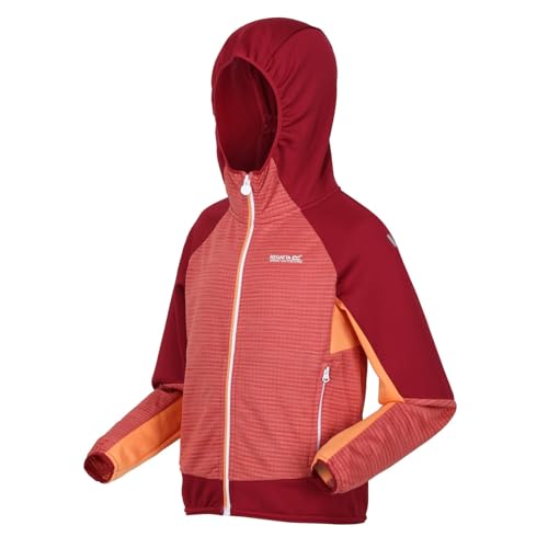Childrens/Kids Prenton II Hooded Soft Shell Jacket (9-10 Years) (Mineral Red/Rumba Red)3