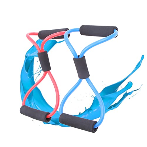 HANABASS 2 Bandas De Resistencia De 8 Cuerdas De Tracción para Equipos De Fitness Equipo De Ejercicio Equipo De Gimnasio Cuerda De Tensión Multifunción Bandas Color Aleatorio