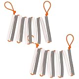 2 Pack High Jump Bungee Cord – 9.9Ft Long High Jump Training Equipment, Field Track Jumping Crossbars...