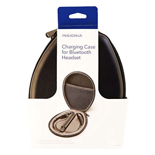 Insignia - Charging Case for LG Tone and Insignia Wireless Headsets - Black