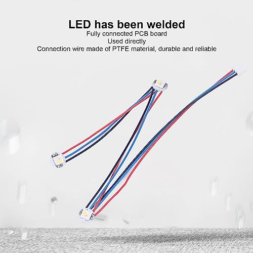 RGBW Mini Button PCB LED mit PTFE-Kabel, Langlebig, DC5V, für 2.4 Stealthburner, Kompatibel mit SB Tool Head Extruder