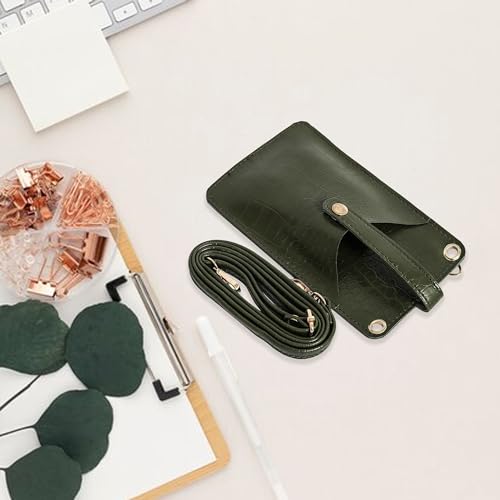 Image of Bagsy Malone Women's Small Cross-Body Phone Bag Stylish Vegan Leather Mobile Cell Phone Holder Pocket Purse Wallet Sling Bag Mini Shoulder Bags