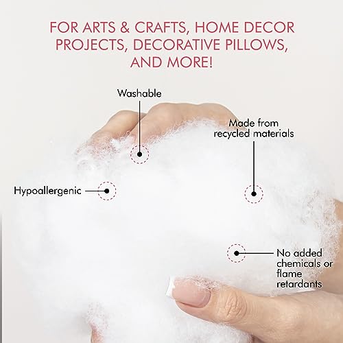 image for Fairfield The Original Poly-Fil, Premium Polyester Fiber Fill, Soft Pi