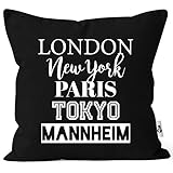 Du musst nicht aus Berlin oder Hamburg kommen um deine City zu lieben... Zeige deinen Freunden und Gästen, dass deine Stadt oder dein Dorf ganz groß ist und reihe sie ein die Liste der beliebten Metropolen - mit dem personalisierbaren Kissen von Moonworks