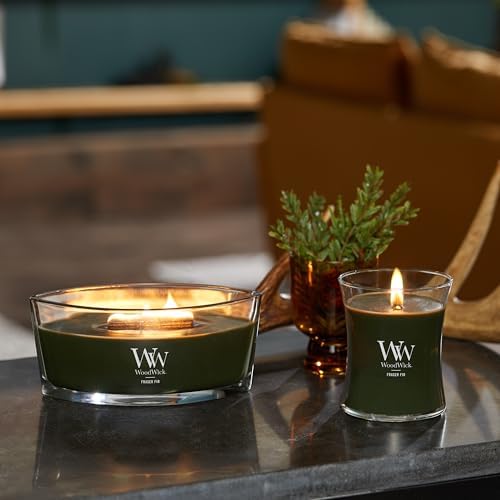 WoodWick Fraser Fir Medium Hourglass Candle,10 Oz - Thumbnail 5