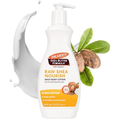 Palmer's Shea Formula Raw Shea Body Lotion, Pump, 13.5 Fl Oz (Pack of 2) - Packaging May Vary - image 1