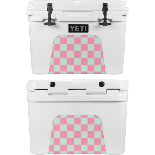 Skinit Decal Skin Compatible with YETI Tundra 35 Hard Cooler - Originally Designed Watermelon Checkered Design