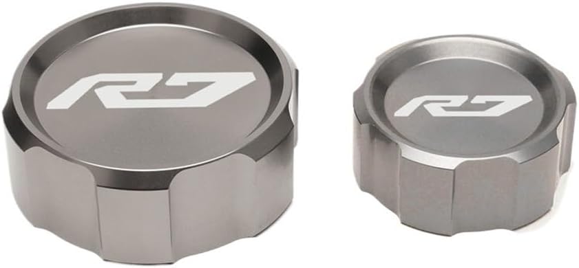 Guard Brake Fluid Reservoir for YZF R7 YZF-R7 YZFR7 2021 2022 Accessories Motorcycle Front & Rear Brake Fluid Reservoir Cap Cylinder Cover Aluminum