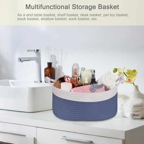 Image of Small Empty Gift Basket with Bag & Ribbons, White & Folkstone Gray