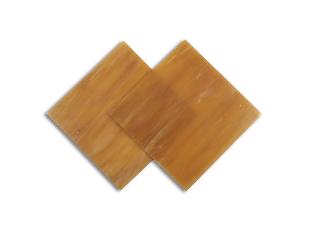 Stained Glass from Sai Mosaic Art, 2 Pc of 4"x4" for Mosaic Work Dark Skin