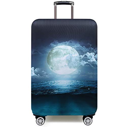TRAVELKIN Travel Elastic Spandex Suitcase Protector Case, 18/24/28/32 Inch Suitcase Protective Cover, Thickened and Washable Luggage Cover (L(25