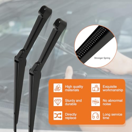Image of OEM Style Windshield Wiper Arm Pair Kit Fits for 1994-2004 Chevrolet S10 Pickup Front Left Right Replacement Arms