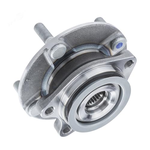 Image of Detroit Axle - 2pc Front Wheel Bearing Hubs Assembly for 2007-2012 Nissan Versa [4-Wheel ABS], 4 Lugs, 2008 2009 2010 2011 Wheel Bearing and Hubs Assembly Replacement
