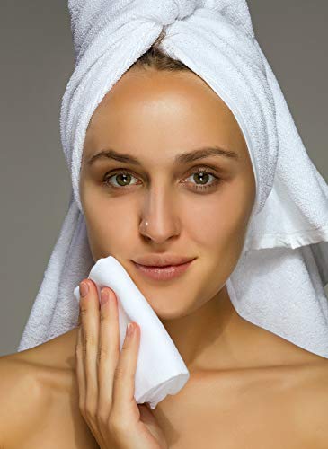 Muss Line 100% Organic Face Cleansing Cloths | Organic Makeup Remover |Face Cleansing Wipes | Muslin Face Cleansing Cloths | Face Cleanser| Dirt Remover For All Skin Type - Pack Of 3 #TOP2