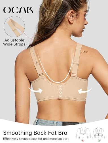 Image of OEAK Women Jelly Bra Wireless Anti Sagging Full Coverage Bras