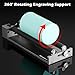 Genmitsu MD19 Rotary Roller Kit, 360° Y-axis Engraving Accessories for Genmitsu L8, Z6, Kiosk, Kortek, Rolling Block for Various Height and Length Objects, Cylindrical Object, Wine Glass, Tumblers