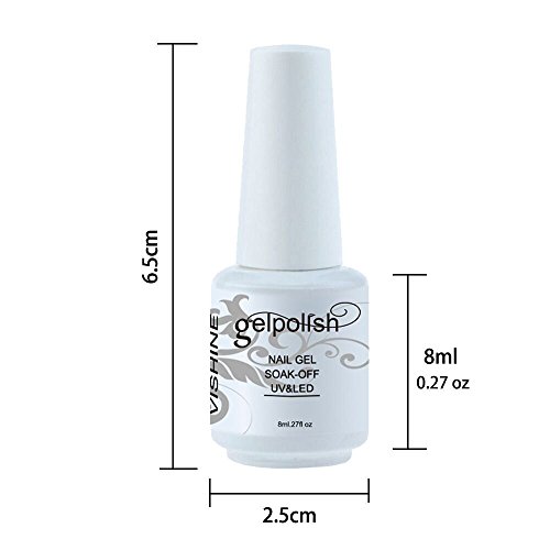 Vishine Gel Nagellack Soak Off UV LED Nagel Gellack für Nail Art Salon DIY zu Hause Starter Nagellack Maniküre Nagellack… – Bild 3