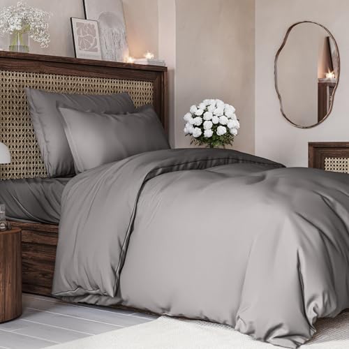 3-teiliges Bettwäsche-Set 140x200 cm mit Bettbezug und 2 Kissenbezügen...
