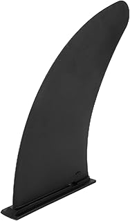 Surf SUP Fin, 11in Surfboard Fin Fixed Socket Type Black Safety Kayak Skeg Tracking Fin Integral Fin, Detachable Center Fin Stand Up Paddle Board Replacement Fin for Long Board Surfboard Paddleboard