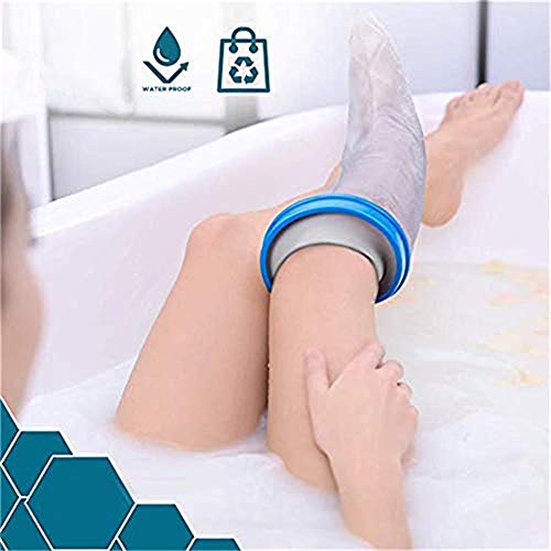 Leg Cast Cover for Shower Coobee Reusable Waterproof Bandage
