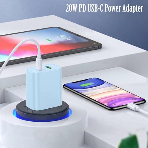 Image of 2 Pack USB C Charger Block, Dual Port Type C Wall Charger Fast Charging 20W Power Adapter Cube for iPhone 14 /14 Pro /14 Pro Max /14 Plus /13 /12 /11, XS /XR /X, iPad, Samsung, More